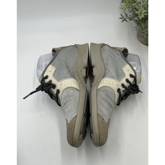 Prada Vintage Sneakers Trainers‎ Low Cut Sports Gray Beige Suede US Sz 8/38.5 - Picture 6 of 11